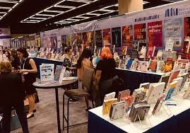 Book signing in event hall