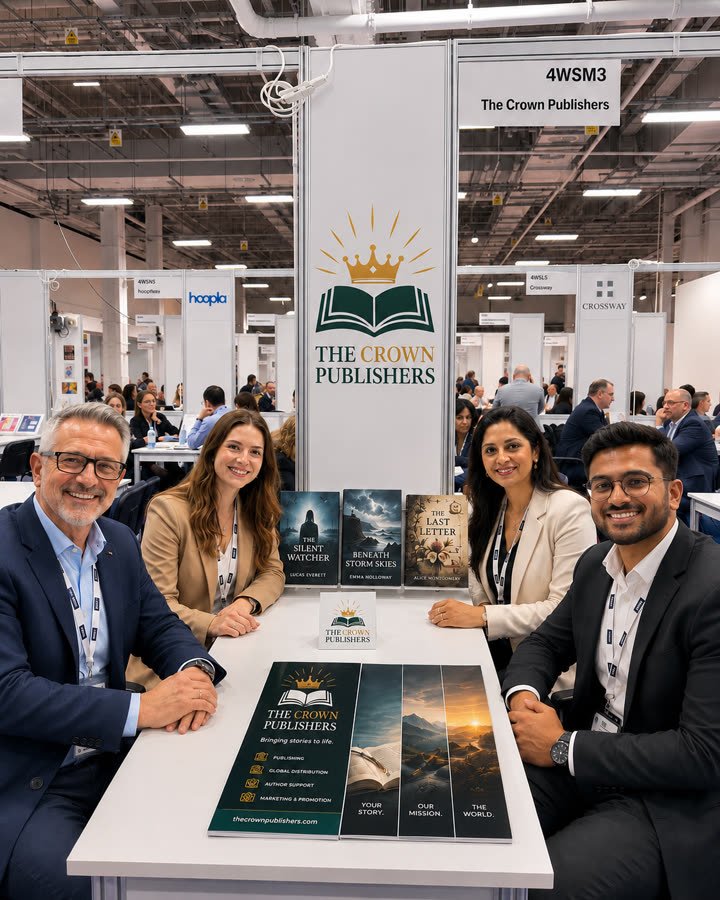The Crown Publishers at a book fair